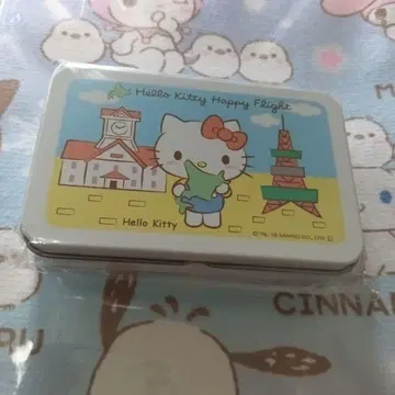미개봉 새상품 헬로키티 해피 플라이트 사각 캔디통 헬로키티