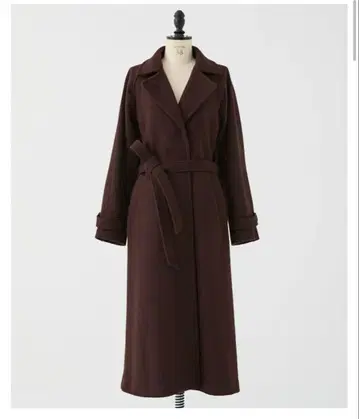 PUBLIC TOKYO 캐시미어/S140 블렌드 트렌치라이크 울 코트