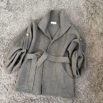 PAUL&JOE 울 코트 그레이