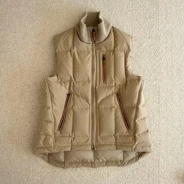 새상품급 랄프 로렌 다운 베스트 베이지