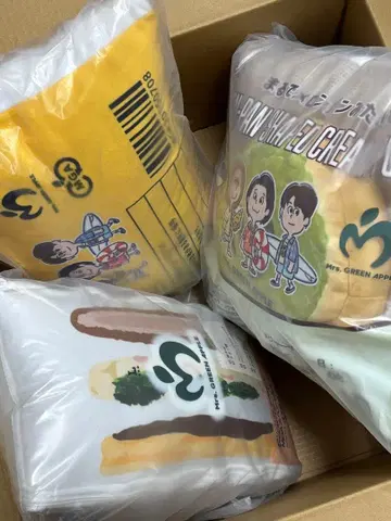 미세스 그린애플 로손 오리지널 쿠션 3종 세트