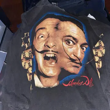 살바도르 달리 티셔츠 블랙