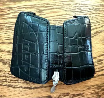 정품 렉서스 LEXUS 키케이스 악어 무늬 블랙 L 사이즈