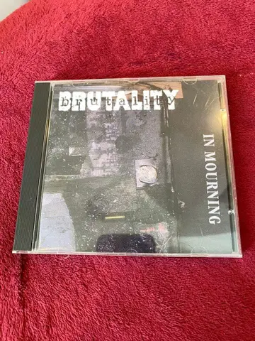 새상품급 희귀 오리지널 Brutality In Mourning