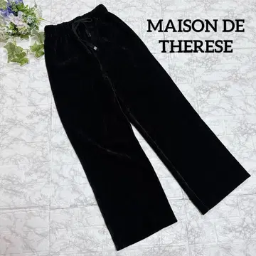 [ 새상품급 ] 메종 드 테레즈 블랙 코듀로이 캐주얼 이지 팬츠 편안함
