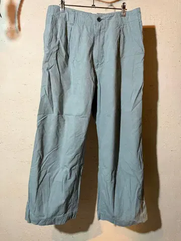 [ KUON ] FANAGE COTTON 와이드 팬츠