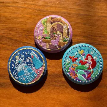 디즈니 자수 캔뱃지 디즈니 자수 캔배치