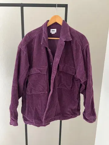 OBEY 코듀로이 자켓 XL 퍼플