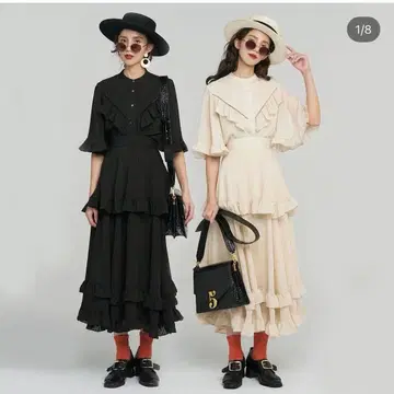 tnewties 월화의 주문 스커트 블랙 M