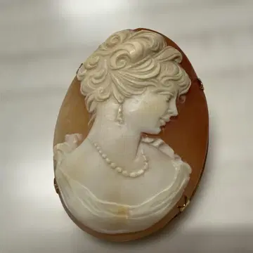 SILVER S.EXTRA CAMEO 브로치 & 펜던트 탑