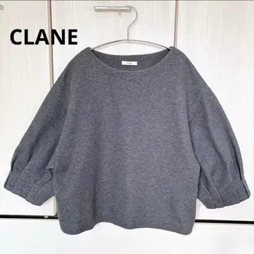 CLANE 클라네 TUCK SLEEVE TOPS 그레이