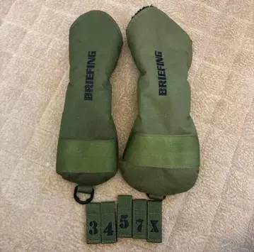 골프헤드커버 세트 브리핑 BRIEFING 카키 FW용 UT용