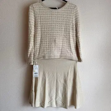 택 포함 새상품 anySiS 온워드 셋업 가디건 스커트