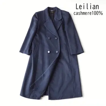 Leilian 레리안 캐시미어 100% 더블 브레스트 롱 코트 9