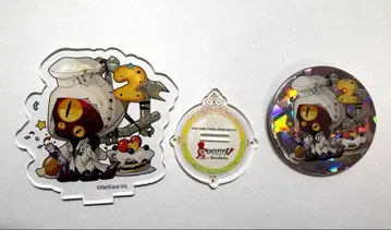 [ 제5인격 2주년 스이파라 황의의 왕 2점 아크릴 스탠드 & 캔뱃지 ]