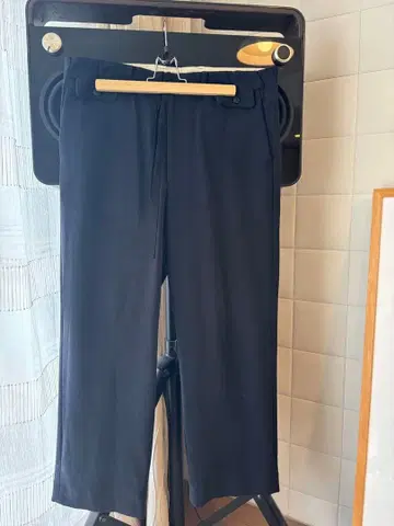 URU TOKYO 네이비 와이드 슬랙스