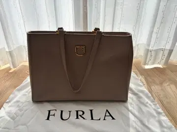 새상품급 FURLA 토트백 베이지