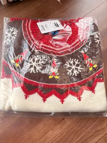 미사용 새상품 택 포함 디즈니 크리스마스 리루린린 스웨터 2021