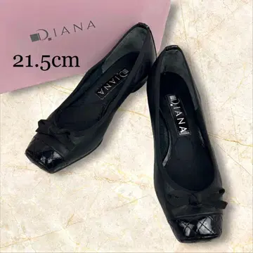 다이애나 펌프스 퀼팅 블랙 21.5