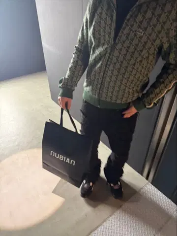 라코스테 모노그램 자켓 그린