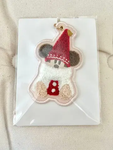 릴루리루 키체인 빨간색 디즈니 크리스마스