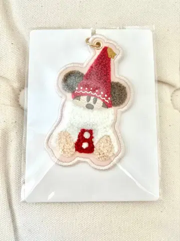 릴루리루 키체인 빨간색 디즈니 크리스마스