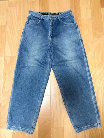 pnb 네이션 90's 페인터 데님 W34 L30 배기 데님