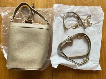 천연 가죽 숄더백 복조리백 천연 가죽 여성용 체인 벨트 그레이지