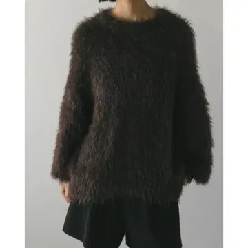 스타일 믹서기 헤어리 네프 니트