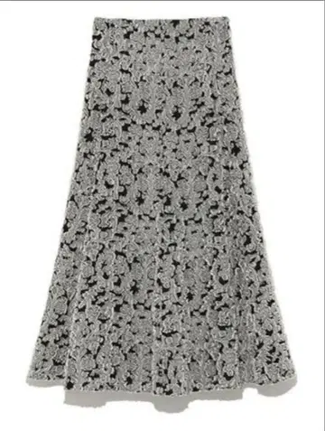 프레이 아이디 컷 자카드 하이웨스트 스커트