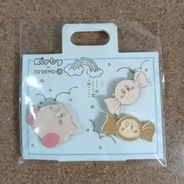 ITS DEMO 별의 커비 핑 배지 세트 커비 와돌디