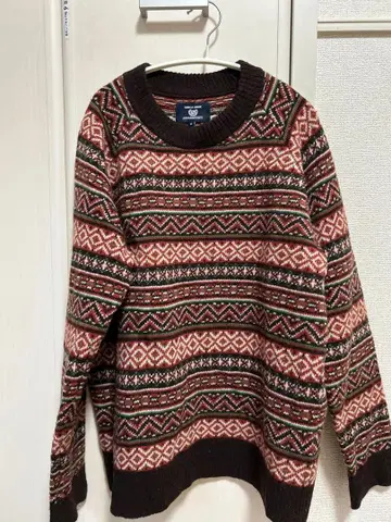 꼼 사 커뮨 니트 스웨터 크루넥