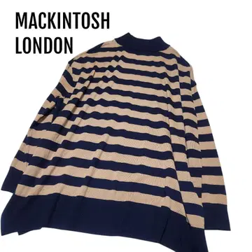 MACKINTOSH LONDON 보더 스웨터 38 일본제 루즈핏