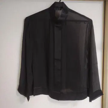 바지레 28 실크 자켓 시스루