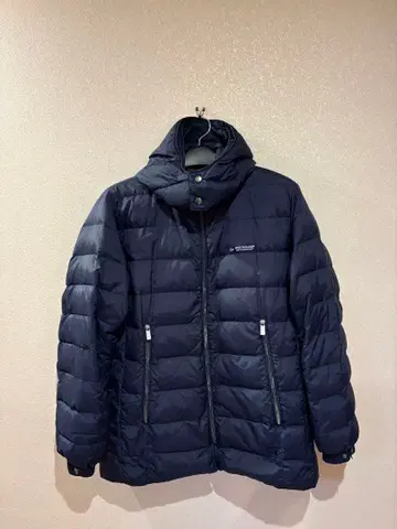 DUNLOP 네이비 다운 자켓 후드 부착