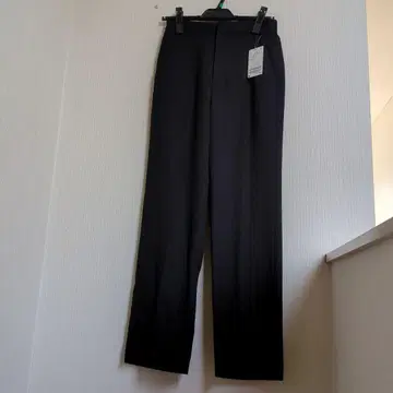 미사용 새상품 SLOBE IENA 다크 네이비 스트레이트 팬츠 38