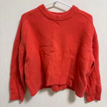 유나이티드 애로우즈 beauty &youth 니트 오렌지 S사이즈