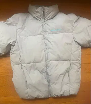 그레이 다운 자켓 하이넥