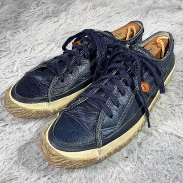 SPINGLE MOVE 가죽 스니커즈 SPM-241 M 사이즈 네이비