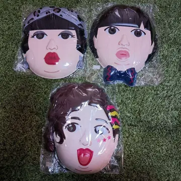 크리에이터즈 파일 가면 3개 세트