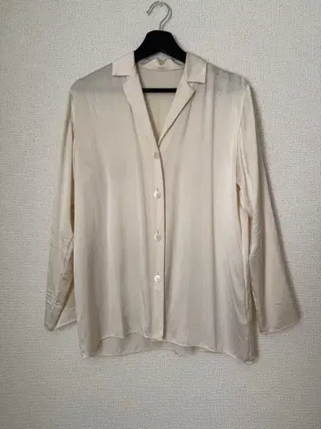 yo biotop silk shirt white