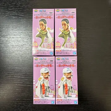 원피스 월드 콜렉터블 피규어 에그 헤드 6 2종 4개 세트