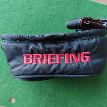 BRIEFING 퍼터용 커버 블랙 카라비너 포함