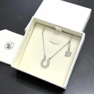 swarovski/스와로브스키/목걸이/호스슈/말발굽/실버 새상품급