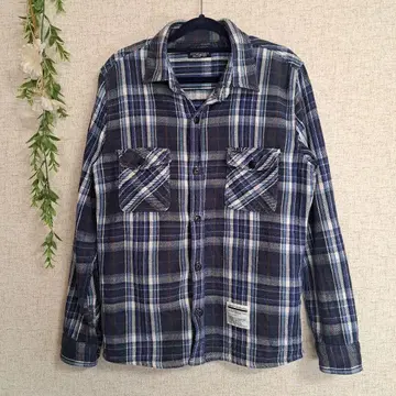 STOOGE&CO 체크 무늬 플란넬 셔츠 긴팔