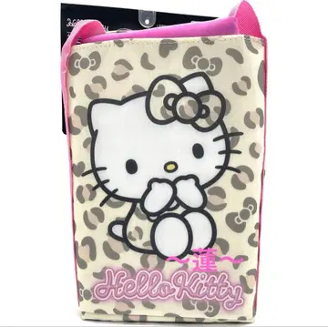 산리오 캐릭터즈 헬로키티 보냉백 레오파드 무늬