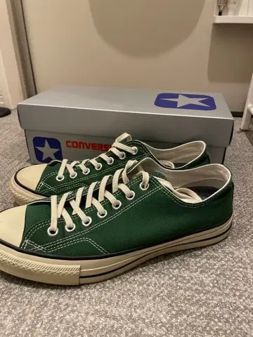 CONVERSE ALL STAR 그린 컬러 스니커즈