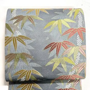 후쿠로 오비 사사모양 직조 기모노 오비 002k