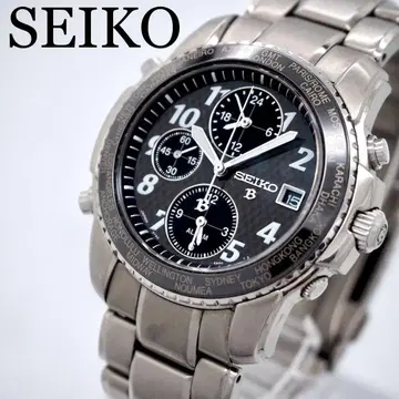 546 가동 SEIKO 시계 브라이츠 5T52-6B90 티타늄 초대 모델