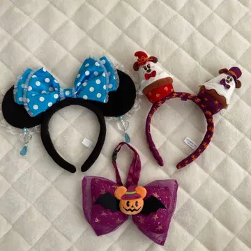 디즈니 머리띠 나비 넥타이